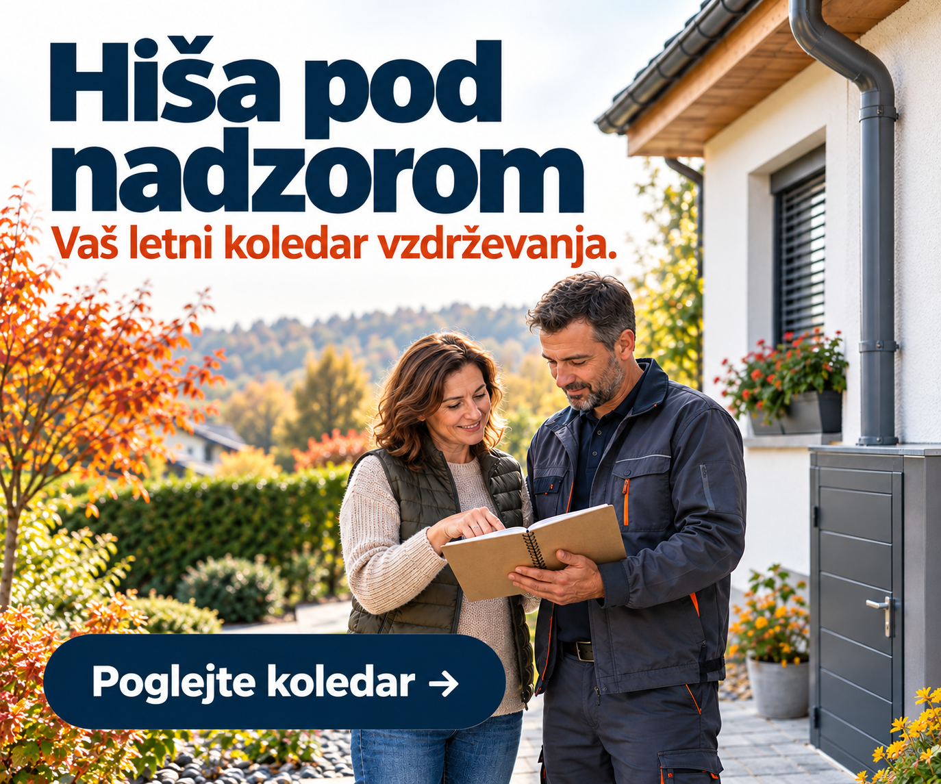 Hiša pod nadzorom — Letni koledar vzdrževanja