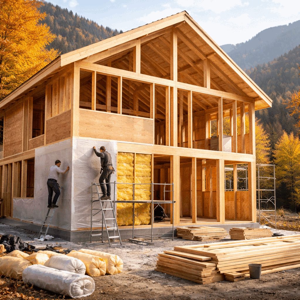 Najboljši materiali za skeletno gradnjo 2026 in zakaj napake pri izbiri še vedno drago stanejo