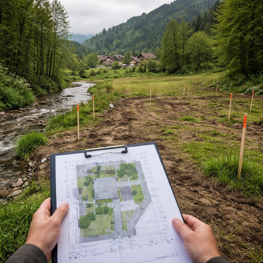 Kako preveriti poplavno ogroženost parcele, preden postane draga napaka