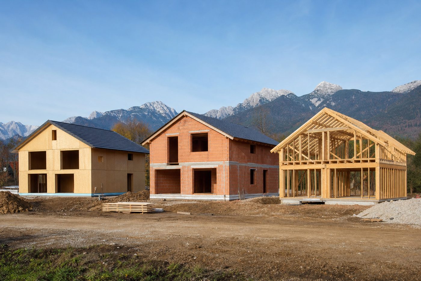 Montažna ali klasična hiša: cena, trajnost, energija in čas gradnje