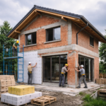 Kako poteka skeletna gradnja od temeljev do strehe brez dragih napak