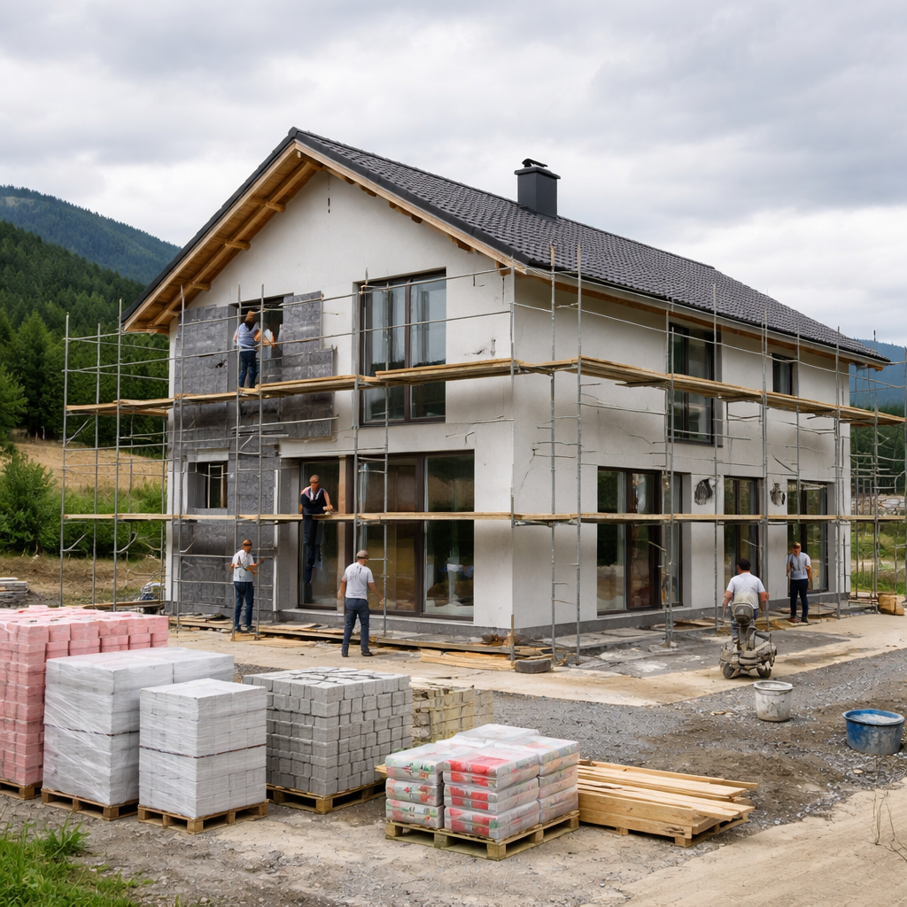 Koliko stane gradnja hiše v Sloveniji: realni stroški, ki jih proračun pogosto spregleda